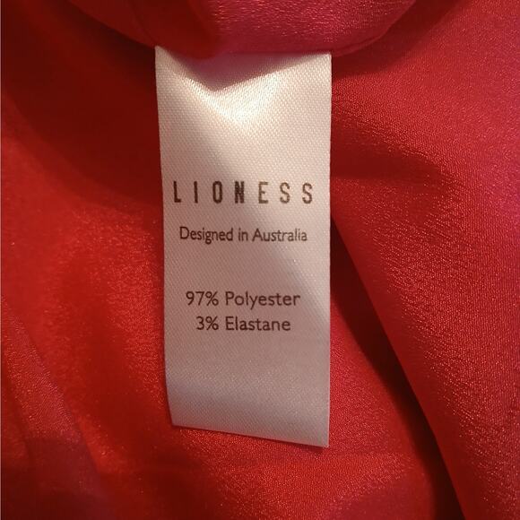 Lioness Blazer Dress Women's Size Medium Pink Belted Jacket Party Night Out Mini - Picture 11 of 13